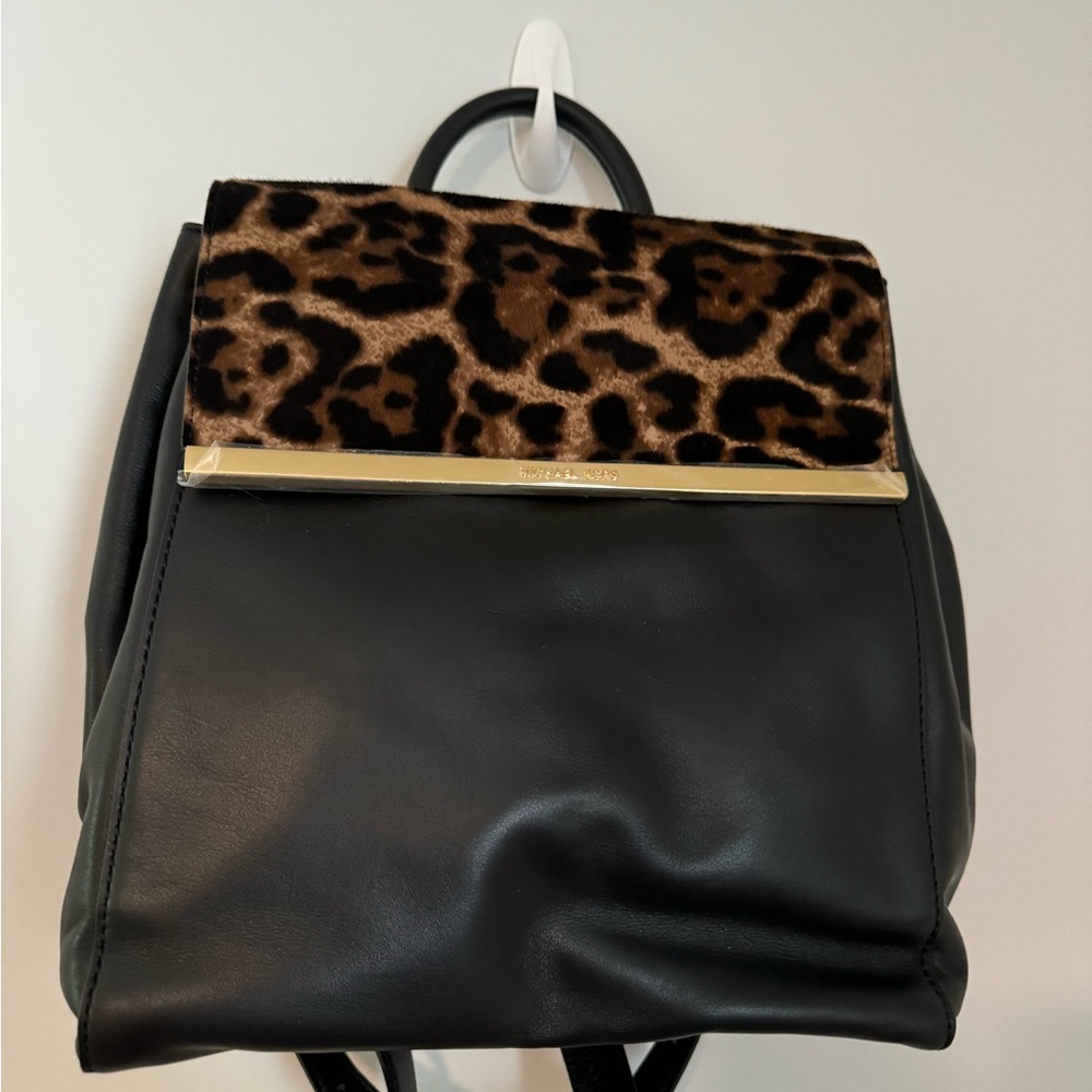 Michael Kors Leopard Print Backpack